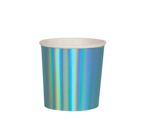 Blue Holographic Tumbler Cup