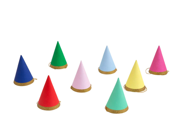 Multicolor Mini Party Hats