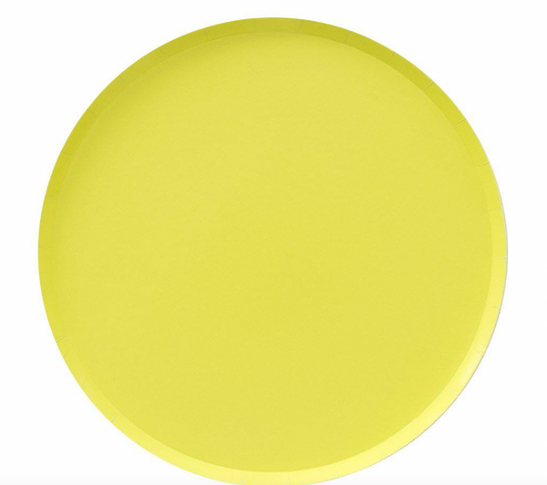 Oh Happy Day Plate Small - Yellow