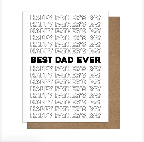 BEST DAD EVER Card