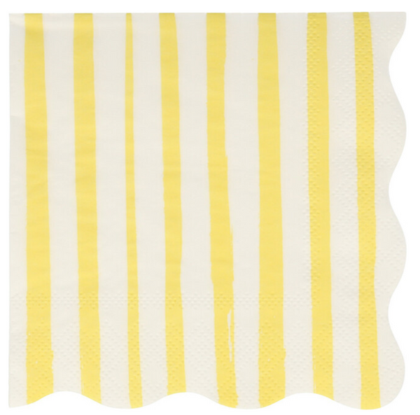 Yellow Small Stripe Napkin