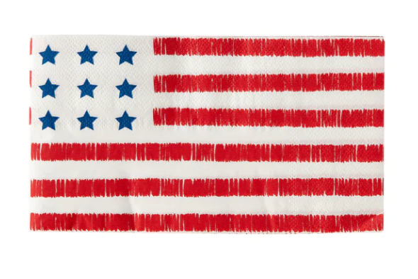American Flag Guest Napkins