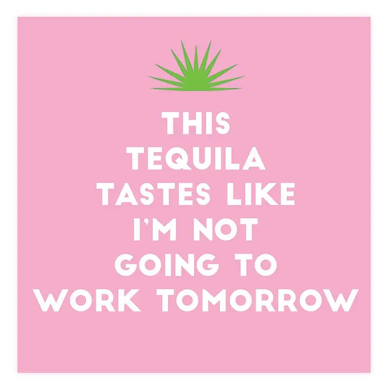 Tequila Cocktail Tomorrow Napkin