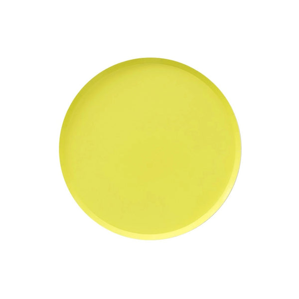 Oh Happy Day Plates Small - Chartreuse