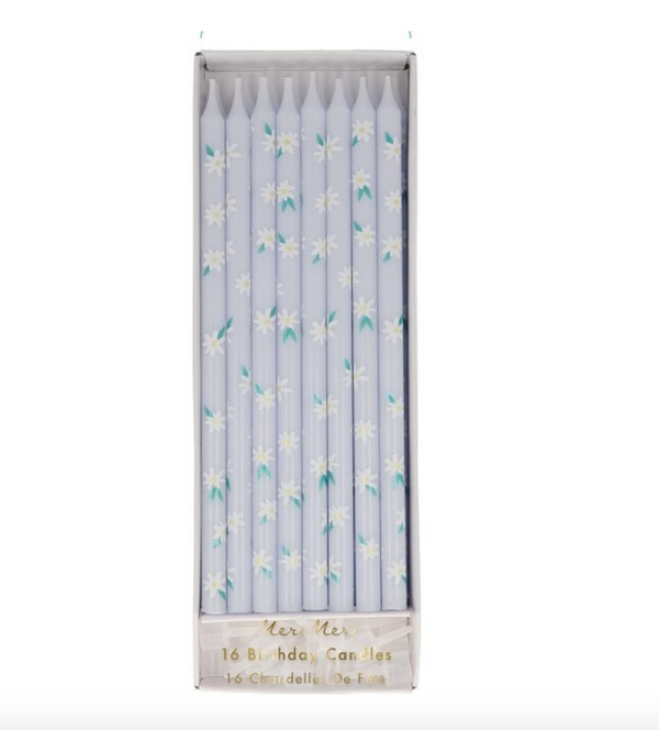 Daisy Pattern Candles
