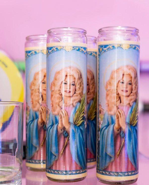 Dolly Parton Pillar Candle
