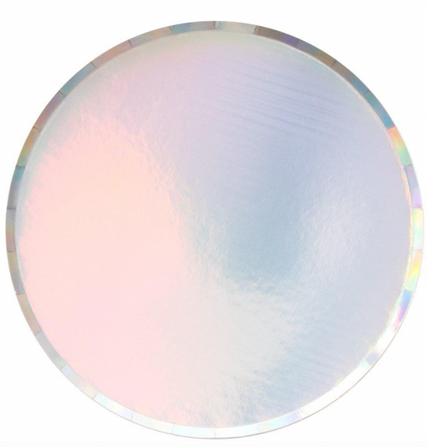 Oh Happy Day Plate Large - Iridescent