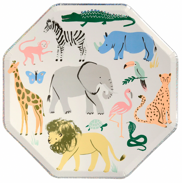 Safari Animal Dinner Plates