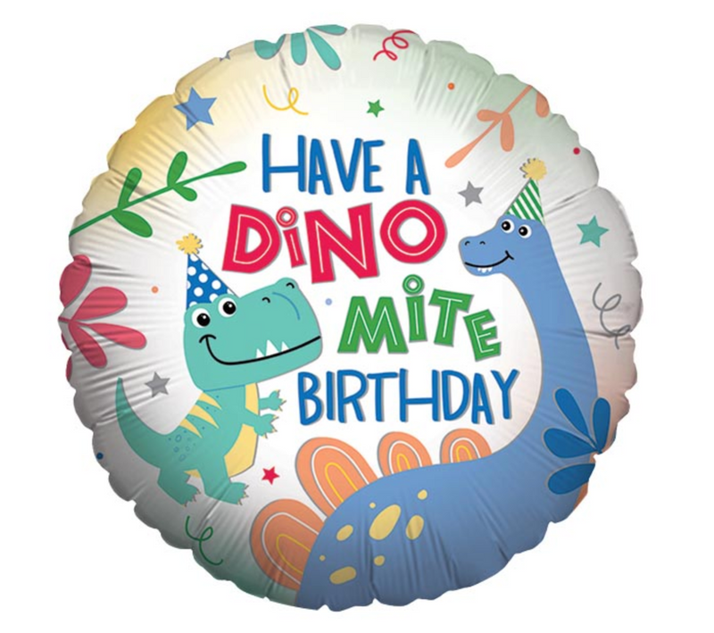 Have a Dino Birthday Balloon