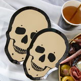 Gold Skull Dinner Plate