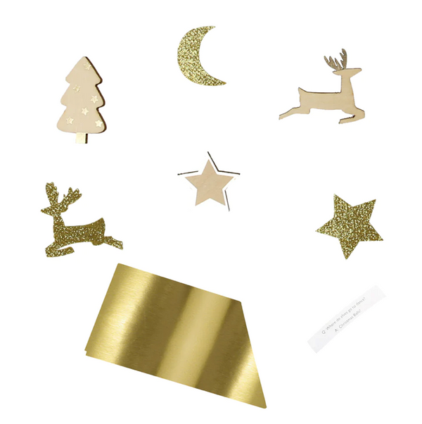 Felt and Glitter Icon Crackers