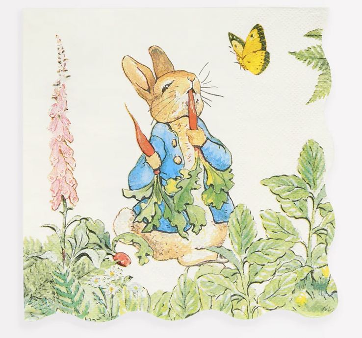 Peter Rabbit & Friends in the Garden Napkin