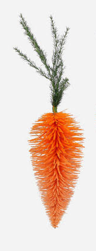 Large Flocked Carrot