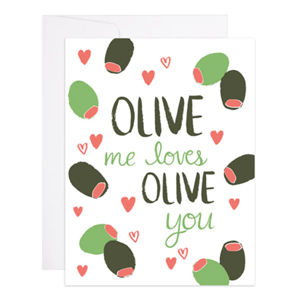 OLIVE LOVES ME Card