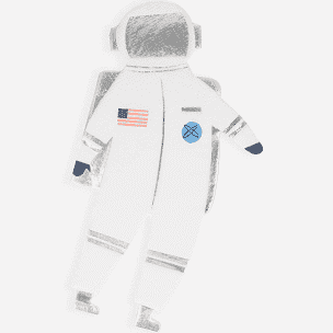 Astronaut Napkin
